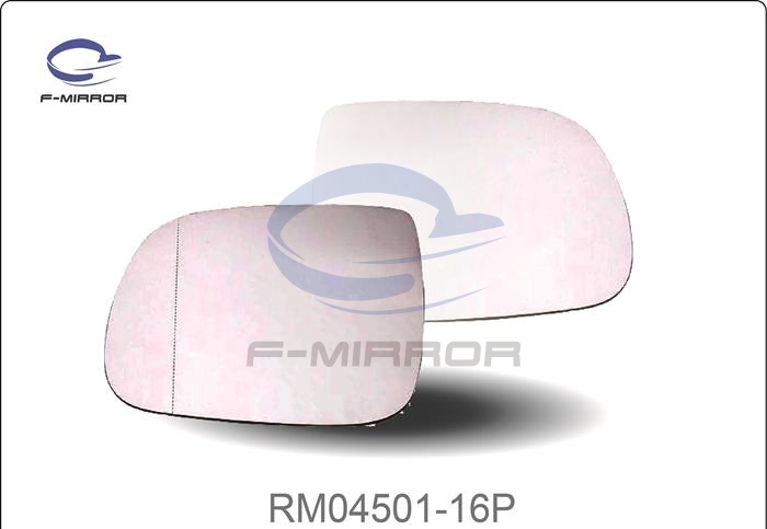 DOOR MIRROR GLASS W/PLATE