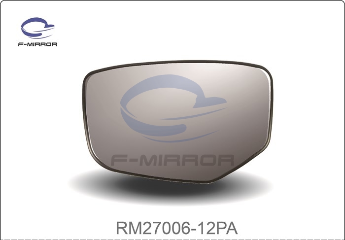 DOOR MIRROR GLASS W/PLATE