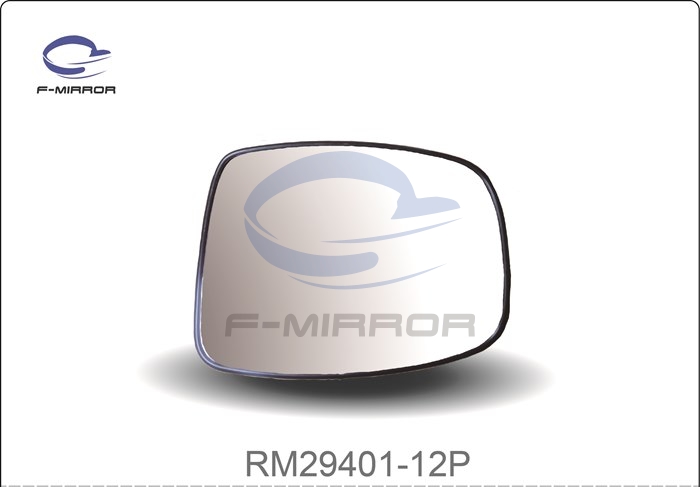 DOOR MIRROR GLASS W/PLATE