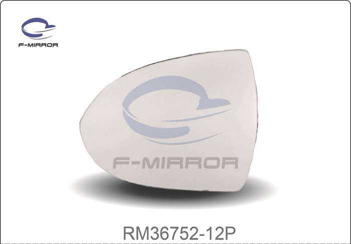 DOOR MIRROR GLASS W/PLATE