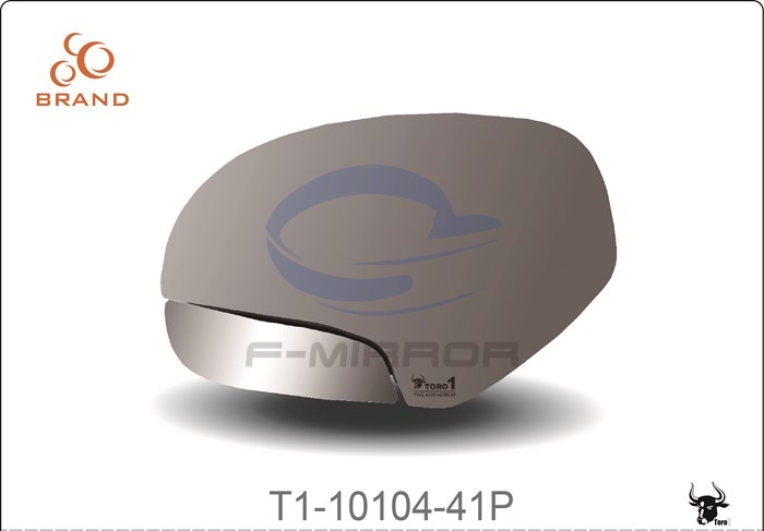 TORO1 TWO-AXIS MIRROR GLASS W/PLATE, VERSION 3 OE STYLE  FITTING